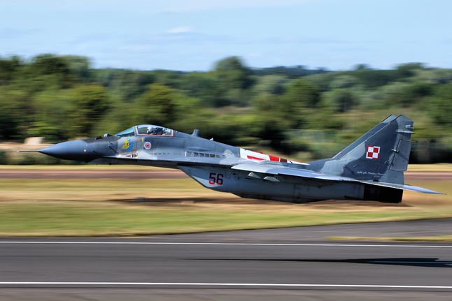 MiG-29 należący do polskiego lotnictwa