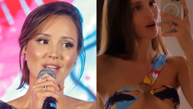 Marina Łuczenko pozuje w bikini i wyznaje: "Czytam, że mam figurę 12-letniego chłopca, jestem za chuda i mam ZA MAŁY BIUST" (FOTO)