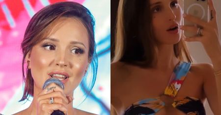 Marina Łuczenko pozuje w bikini i wyznaje: "Czytam, że mam figurę 12-letniego chłopca, jestem za chuda i mam ZA MAŁY BIUST" (FOTO)