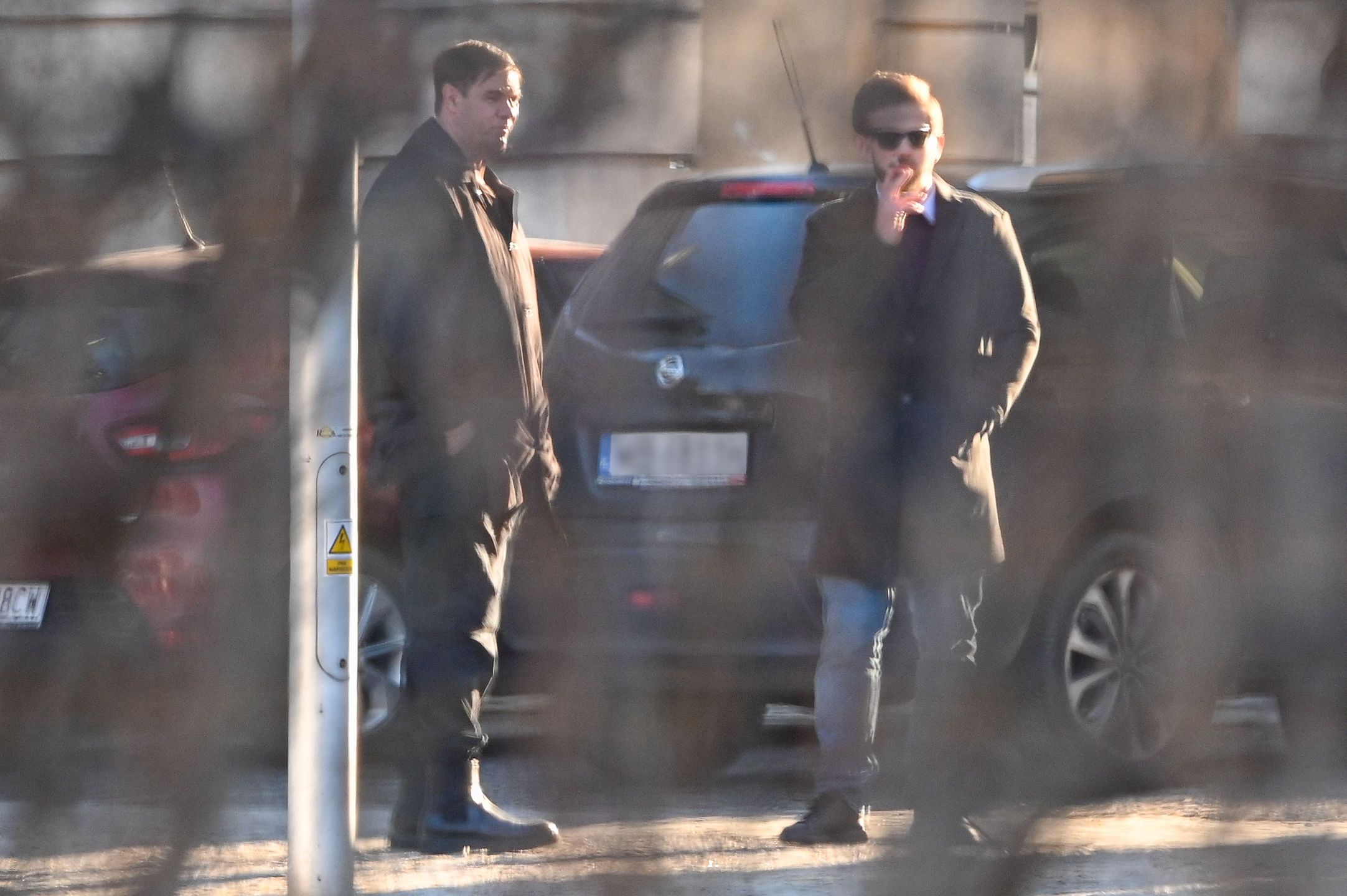 Antoni Królikowski i Tomasz Karolak na planie "Porady na zdrady"