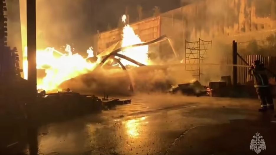 Rosja. Potężny pożar pod Moskwą