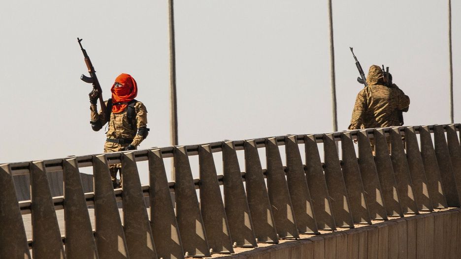 arch49
A mutinous soldier fires into the air at the Bobo interchange, near the Lamizana camp in Burkina Faso's capital Ouagadougou Sunday Jan. 23, 2022. Witnesses are reporting heavy gunfire at a military base raising fears that a coup attempt is underway. Government spokesman Alkassoum Maiga acknowledged the gunfire but denied that the military had taken over the West African country. (AP Photo/Sophie Garcia)
AP