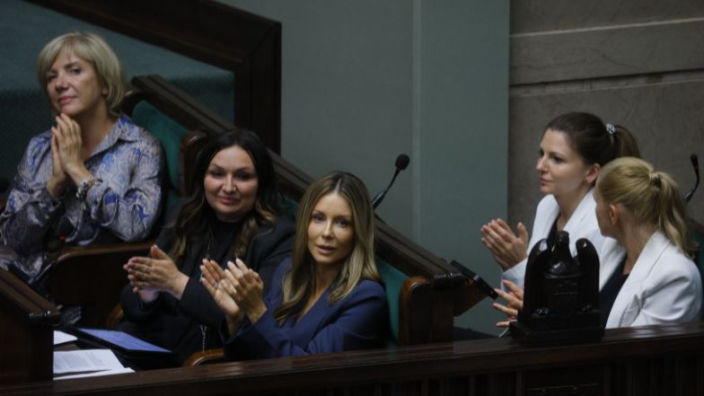 Małgorzata Rozenek pojawiła się w Sejmie. Wzięła udział w debacie dotyczącej ustawy o in vitro