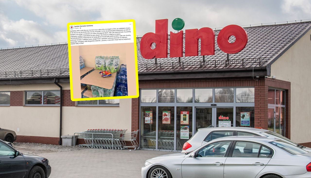 Pracuje w Dino. Ma tego dość. "Brak słów już"