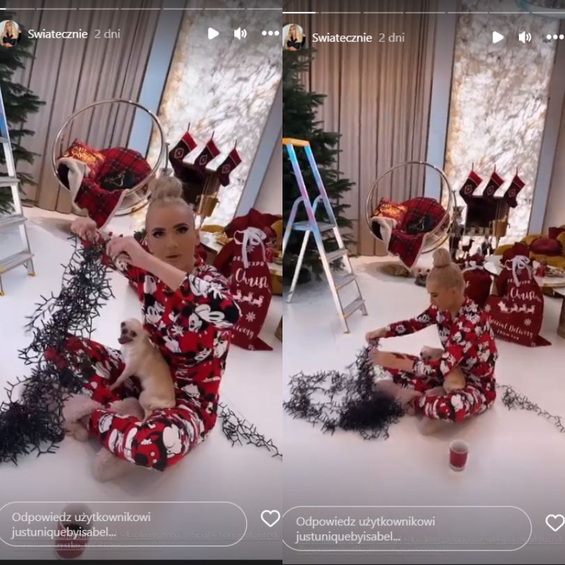 Izabela Macudzińska z "Królowych życia" udekorowała dom na święta.
