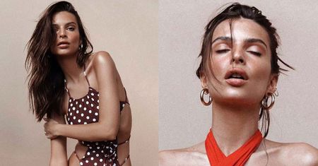 Półnaga Ratajkowski pręży ciało w reklamie kostiumów kąpielowych