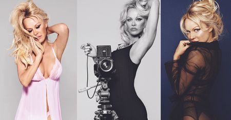 Seksowna Pamela Anderson wygina się w bieliźnie własnego projektu (ZDJĘCIA)