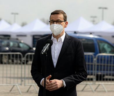 Premier Mateusz Morawiecki deklaruje. "Zapiszę się z żoną na szczepienie"