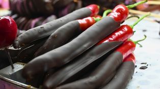 Na jarmarku wszyscy oglądali. Śmiałków do spróbowania nie było za dużo