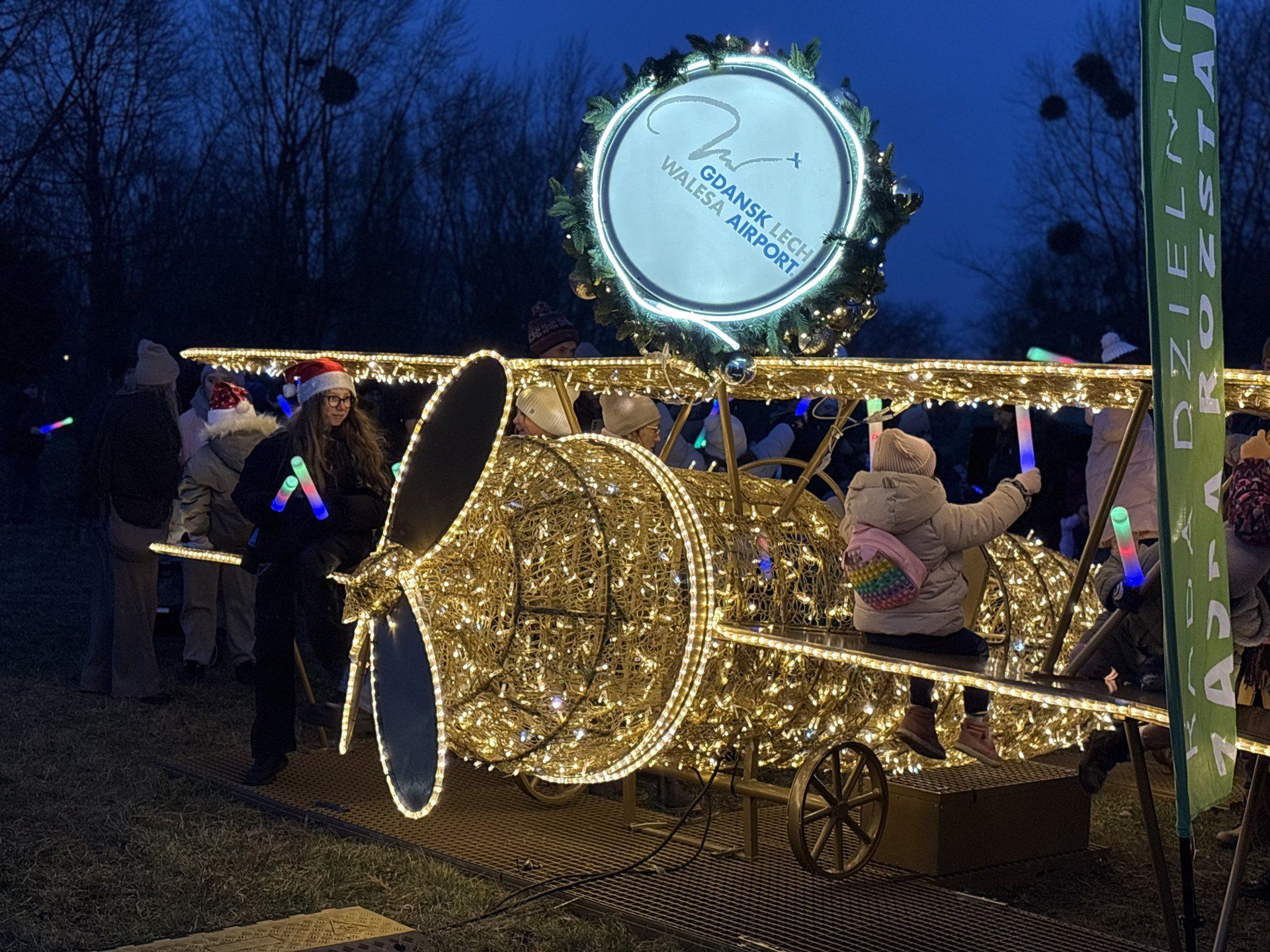 Na gdańskiej Zaspie zapalono lampki na choince!