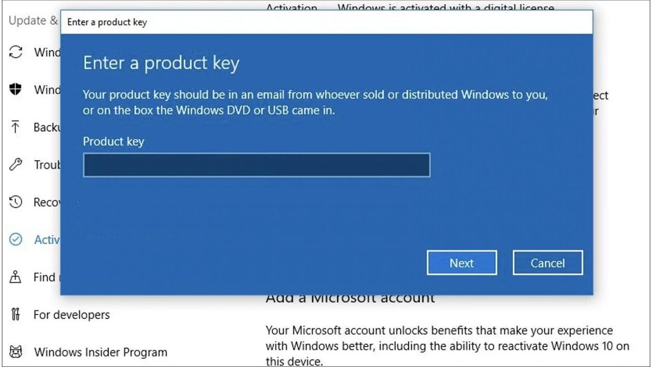 Windows - Aktywacja