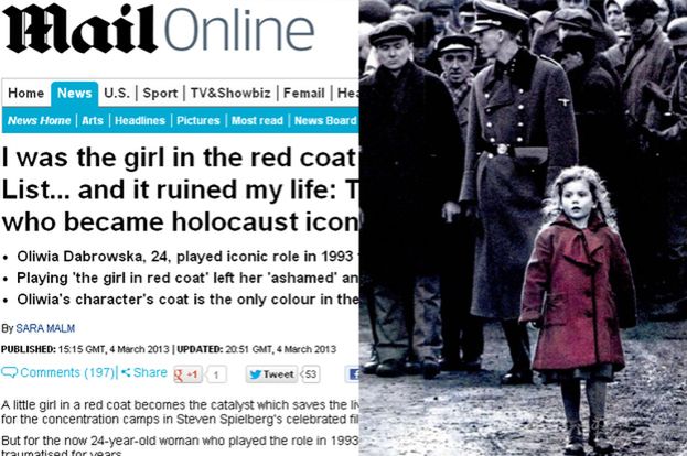 "Rola dziewczynki w czerwonym płaszczyku ZRUJNOWAŁA MI ŻYCIE!"