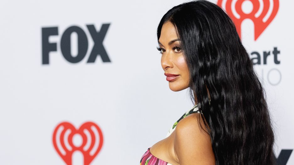 LOS ANGELES, CALIFORNIA - MARCH 22: Nicole Scherzinger arrives at the 2022 iHeartRadio music awards at Shrine Auditorium and Expo Hall on March 22, 2022 in Los Angeles, California. (Photo by Emma McIntyre/WireImage)