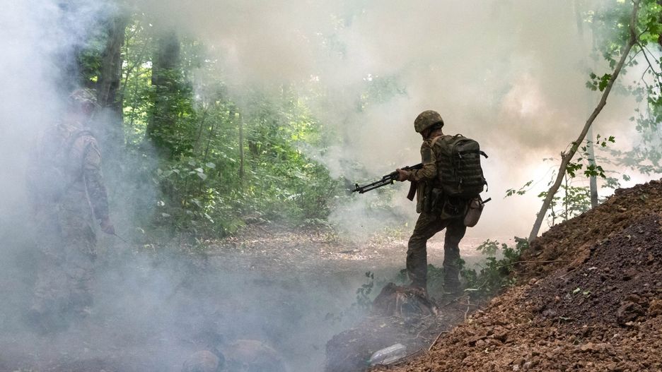 Ukraińscy żołnierze. Zdjęci ilustracyjne