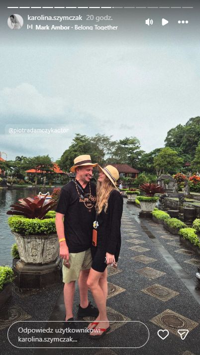 Wspólny wyjazd Piotra Adamczyka i Karoliny Szymczak