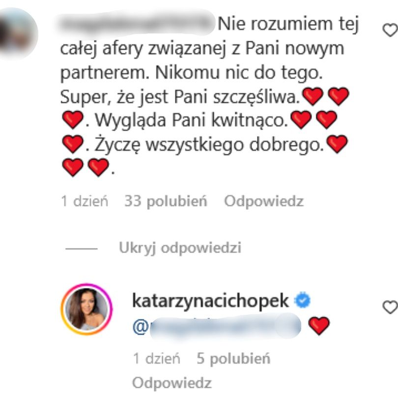 Katarzyna Cichopek reaguje na komentarz o związku z Maciejem Kurzajewskim