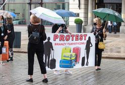 Warszawa. Branża turystyczna protestuje na ulicach