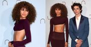 Zendaya u boku Timothée'ego Chalameta pręży się podczas premiery filmu w Paryżu (ZDJĘCIA)