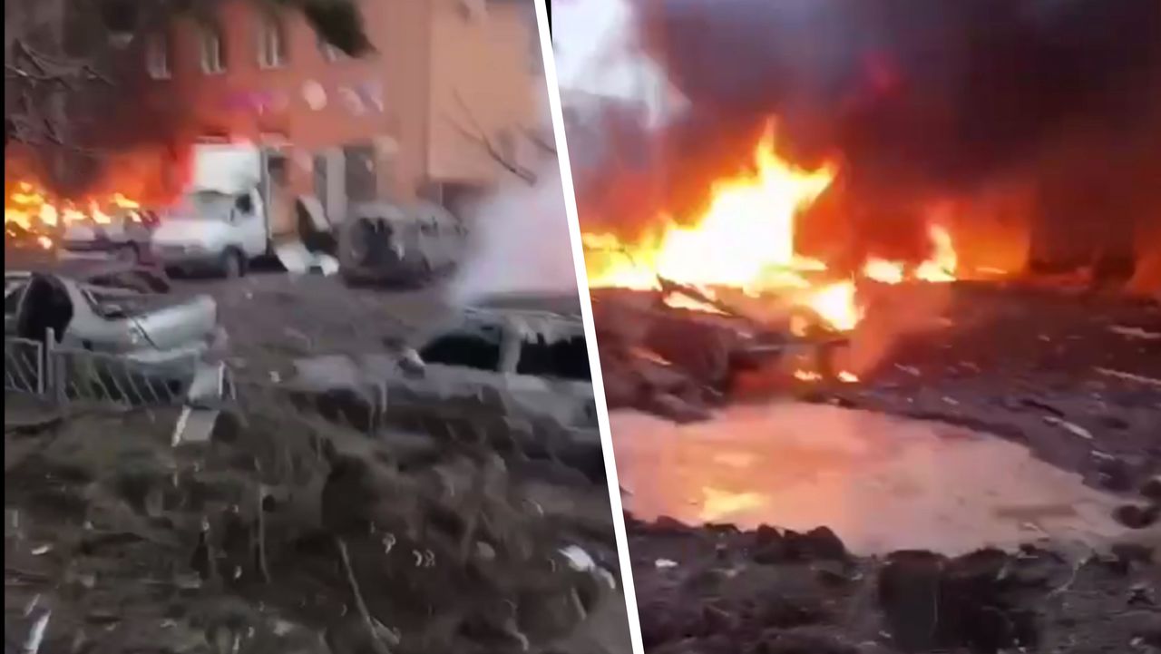 "Nie nagrywaj!". Zmasowany atak na Rylsk w Rosji [RELACJA NA ŻYWO]