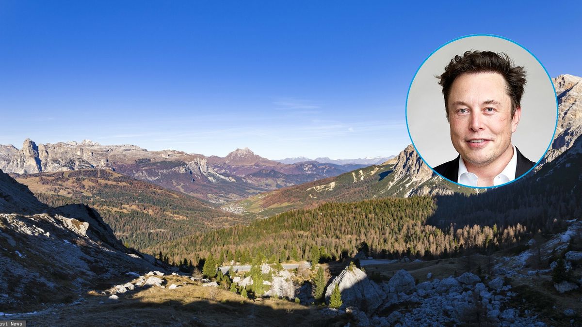 Elon Musk wybuduje dom w górzystych okolicach San Cassiano