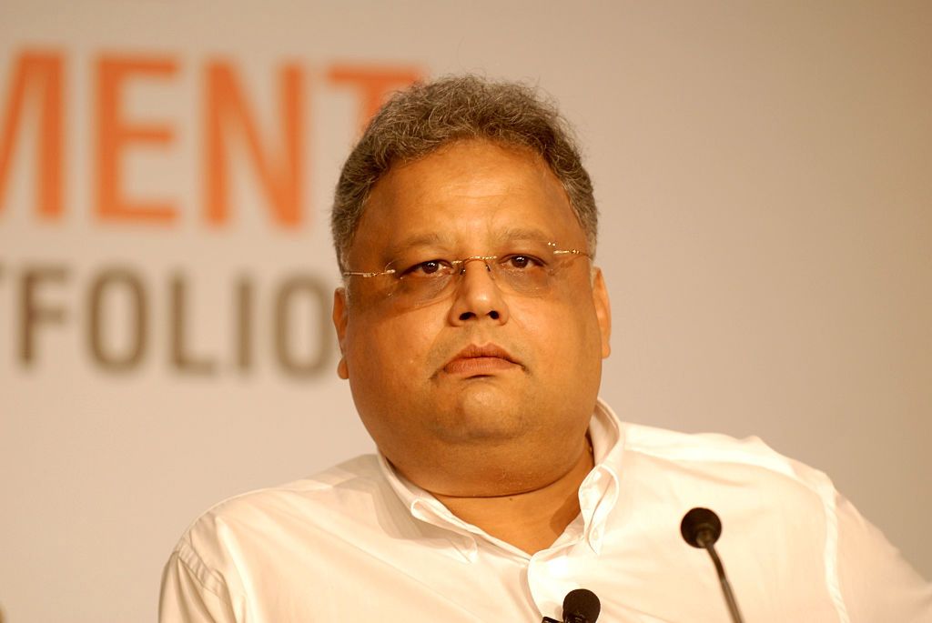 Profile Shoot Of Rare Enterprises CEO Rakesh JhunjhunwalaMUMBAI, INDIA - SEPTEMBER 13: Rakesh Jhunjhunwala, CEO, Rare Enterprises, during the wealth management debate, on September 13, 2009 in Mumbai, India. Rakesh Jhunjhunwala (born 5 July 1960) is an Indian Investor and Trader. He is a qualified Chartered Accountant. He manages his own portfolio as a partner in his asset management firm, Rare Enterprises. (Photo by Hemant Mishra/Mint via Getty Images)Mint
