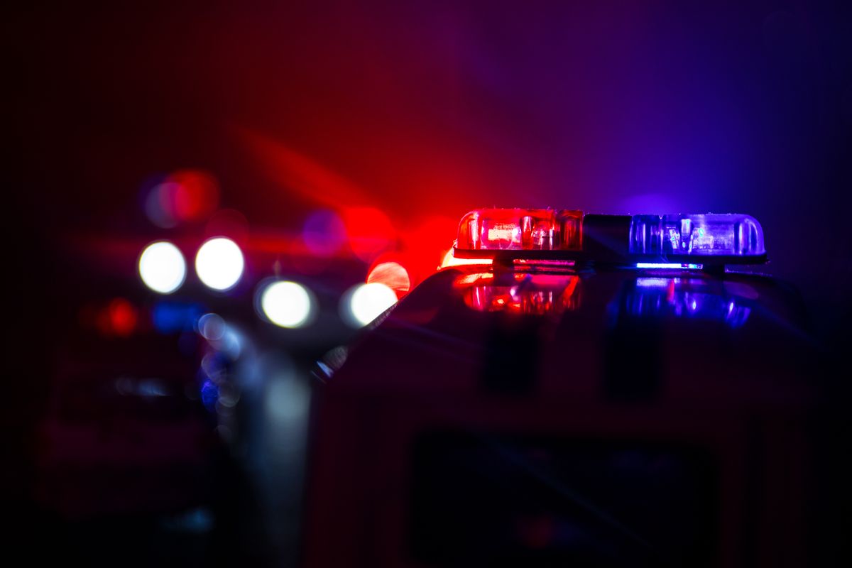 Wypadek policja służby kraksa karambol kogut radiowóz