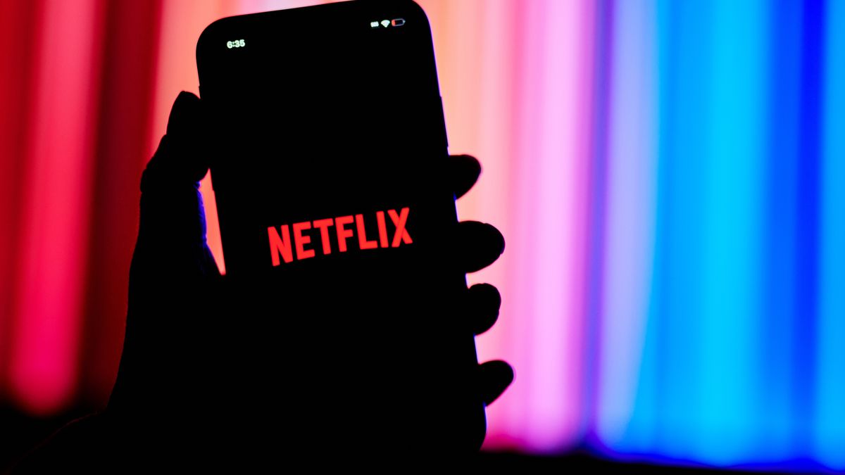The Netflix logo on a smartphone arranged in the Queens borough of New York, US, on Tuesday, March 26, 2024. Netflix Inc. is scheduled to release earnings figures on April 18. Photographer: Gabby Jones/Bloomberg via Getty Images
