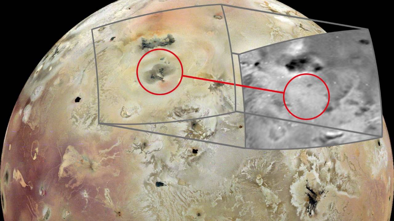 A new volcano was discovered on Jupiter's moon Io, after 27 years