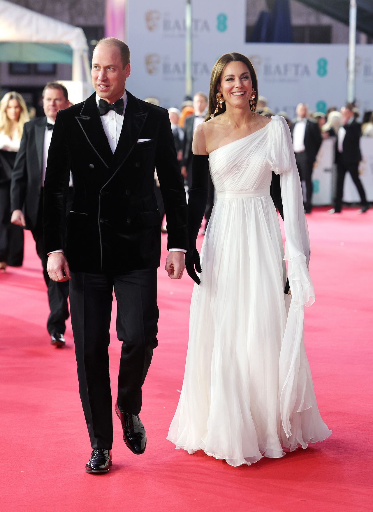 Wieczór rozdania brytyjskich nagród BAFTA należał do Williama i Kate