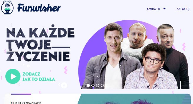 Jarosław Kuźniar uruchomił Funwisher z wideo życzeniami od Lewandowskiego, Wojewódzkiego i Szyca