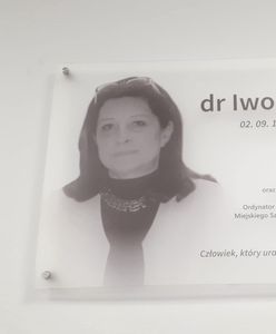 Koronawirus. Częstochowa. Zmarła lekarka upamiętniona tablicą