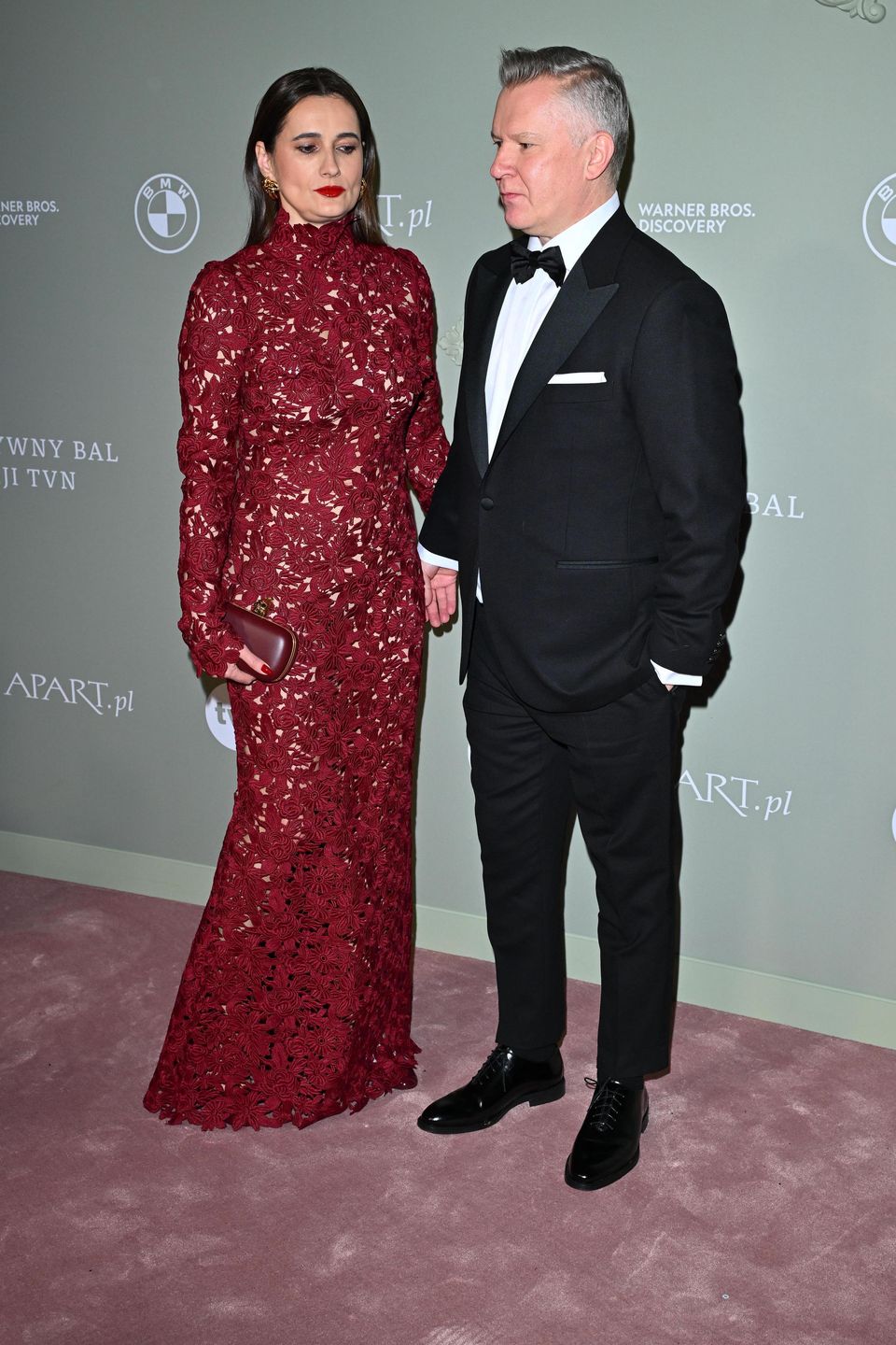 Grzegorz Kajdanowicz zabrał na bal Fundacji TVN partnerkę