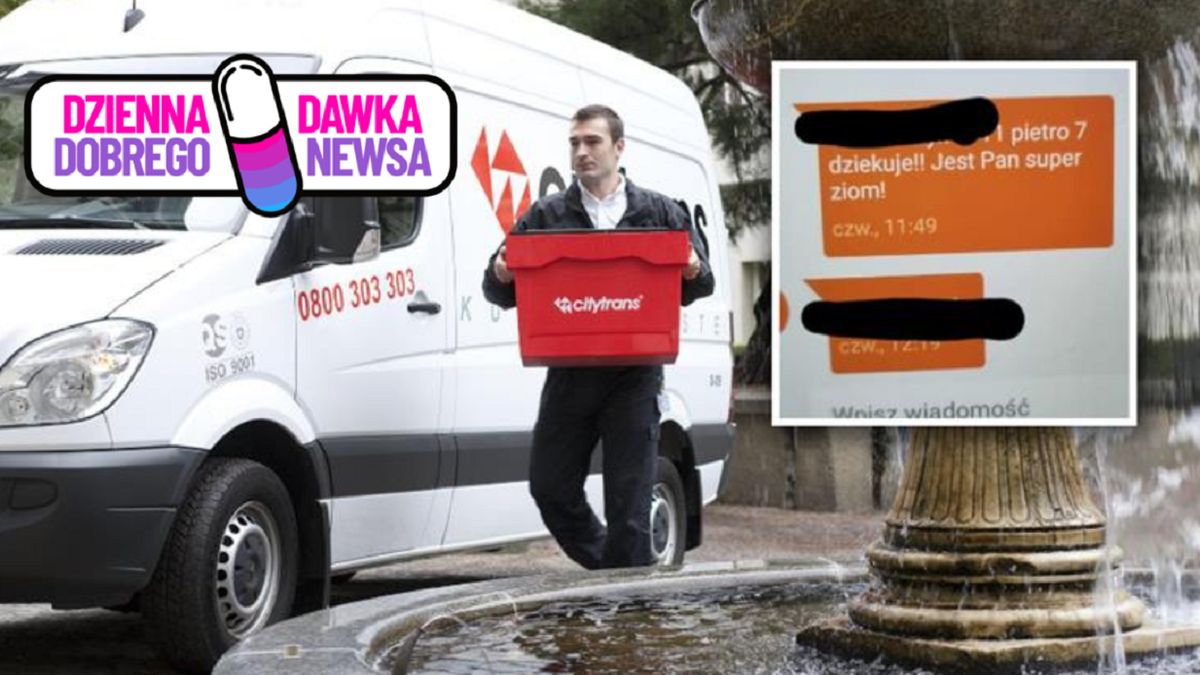 Kurier musiał wnieść ciężką paczkę na 7. piętro