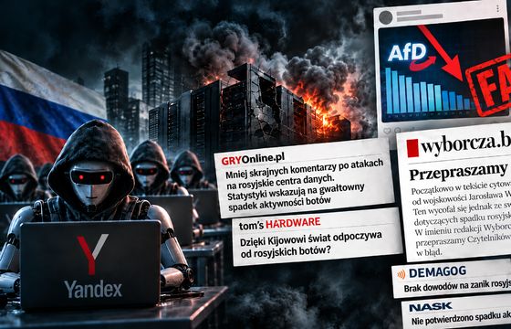 Media podały dalej fake news o rosyjskich botach. Wyborcza.biz przeprasza