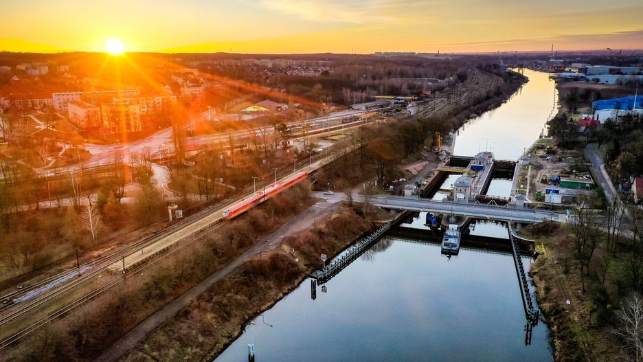 Gliwice Łabędy Kanał Gliwicki