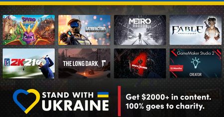 Humble Bundle z rewelacyjnym zestawem. Możesz się obłowić i pomóc Ukrainie