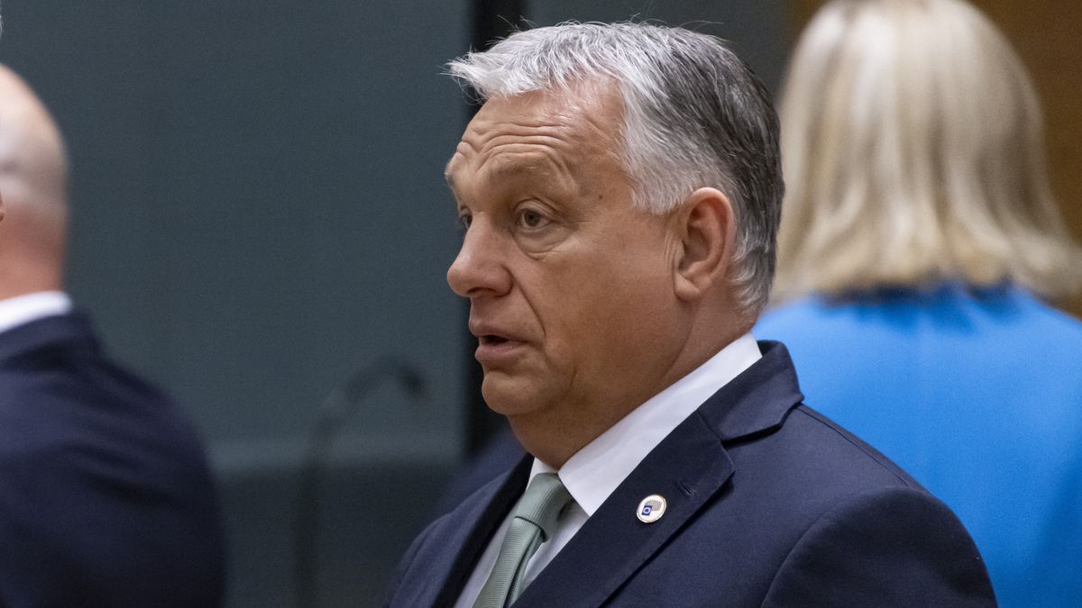 Viktor Orban the Prime Minister of Hungary and President of the Hungarian polical party Fidesz ( Magyar Polgári Szövetség ) - Hungarian Civic Alliance, at the round table meeting room during the European Council summit, the EU leaders meeting in Europa building, headquarters of the European Council right after the NATO summit in the Hague in the Netherlands. Leaders will talk about the Middle East crisis, Ukraine, EU in the world and competitiveness, Migration and European Defense and security, Moldova, Western Balkans and Internal Security, preparedness and hybrid activities. Brussels, Belgium on June 26, 2025 (Photo by Nicolas Economou/NurPhoto via Getty Images)