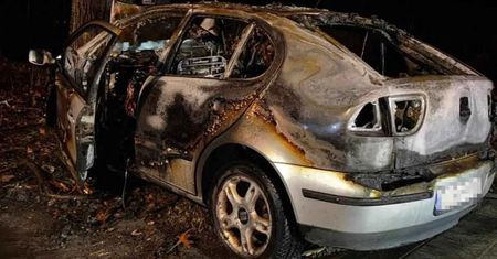 Koszmarny wypadek. Uderzył w drzewo, zginął w płomieniach