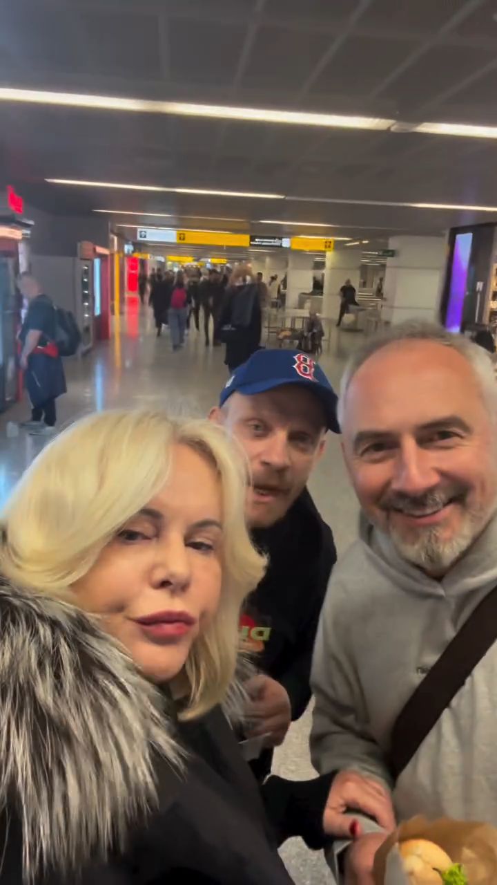 Joanna Kurowska nadawała z lotniska Chopina