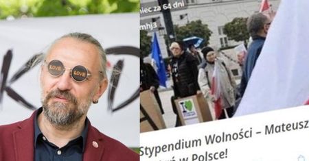 Przeciwnicy Kijowskiego wpłacają na jego utrzymanie i piszą, co o nim myślą: "PODŁY ŻEBRAK bez cienia honoru!"