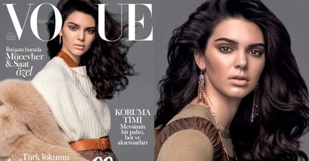 Spuchnięta twarz Kendall Jenner w tureckim "Vogue'u"