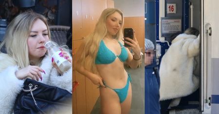 Instagram VS rzeczywistość: Strugająca gwiazdę Daria z eliminacji do Eurowizji taszczy przez Sopot ciężką walizę do pociągu TLK (ZDJĘCIA)