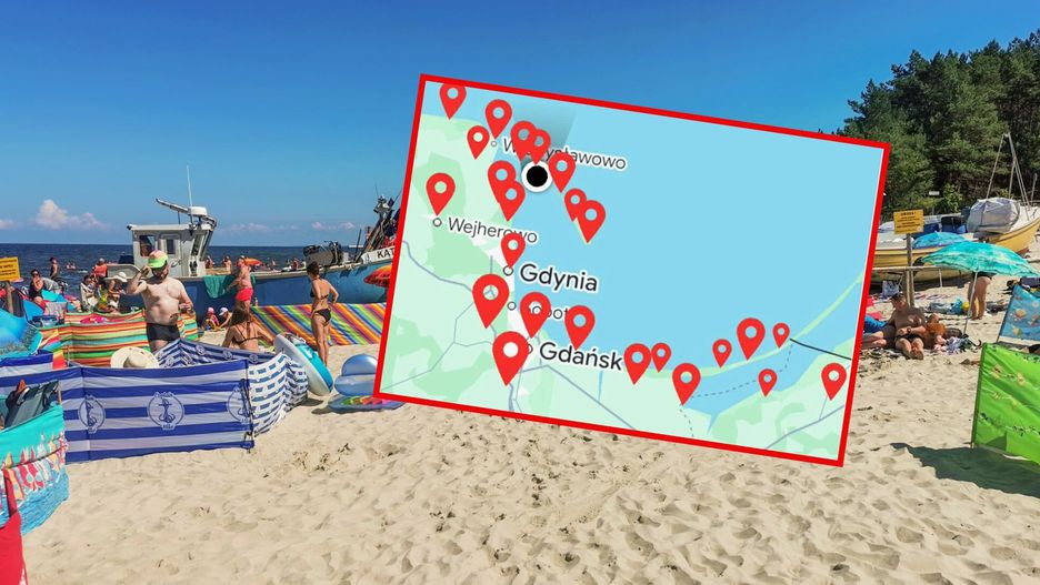 Miejsca, w których stracono kontrolę nad dronami
