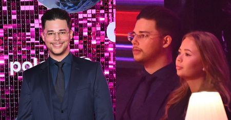 Allan Krupa na ściance pozował SAM, ale na widowni zasiadł obok UKOCHANEJ (FOTO)