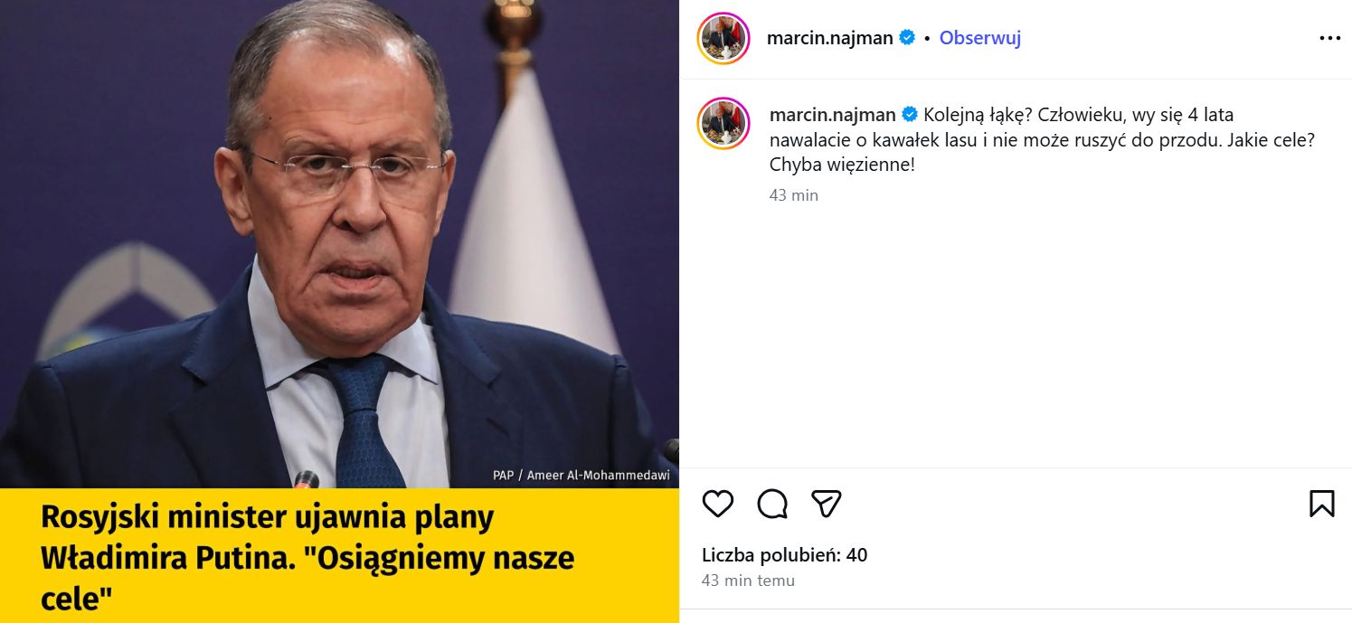 Post Marcina Najmana