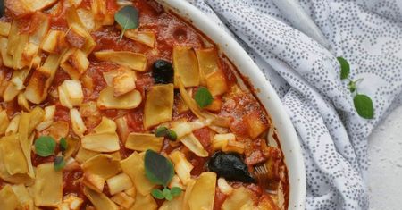 Zapiekana fasolka w pomidorach. Szybki jesienny obiad