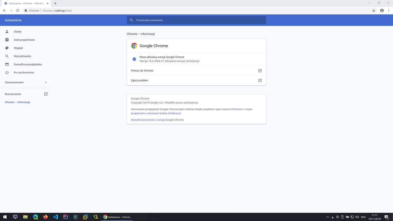 Google Chrome 78.0.3904.97