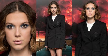 Grobowa mina Millie Bobby Brown promuje serial w Nowym Jorku