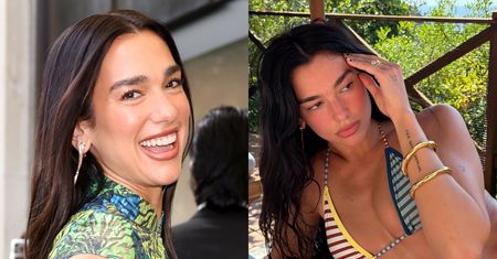 Przyodziana w BIKINI Dua Lipa pręży się na leżaku podczas niekończących się wakacji. Małżeństwo jej służy? (FOTO)