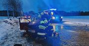 Radawczyk: Zderzenie skody z volvo. Dwie osoby ranne